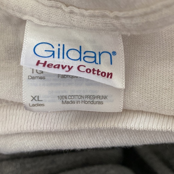 Two New Hampshire shirts, white s/s x/l with UNH logo, the other is l/s purple L - Picture 5 of 6